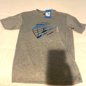 NWT LACROSSE UNLIMITED HEATHER GRAY TSHIRT YOUTH XL